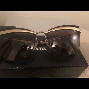Prada PR 12US cat eye sunglasses
